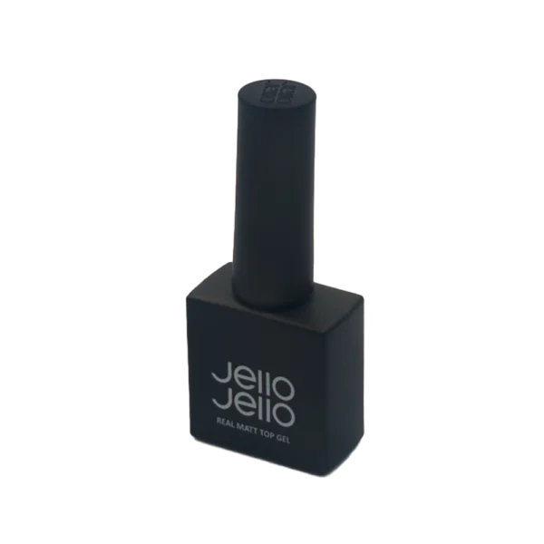 Jello Jello Real Matt Top Gel, mattaefekti, joka tarjoaa tyylikkään ja hienostuneen viimeistelyn kynsille. 10ml pullo