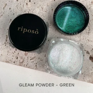 RIposò - Gleam powder green. Kormijauhe, jolla luot monipuolisia lopputuloksia