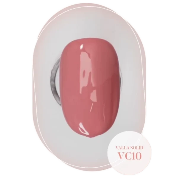 Valla Solid 100 Color - VC10 kynsigeeli, swatch