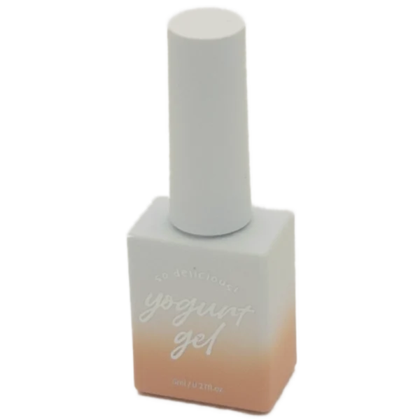 Yogurt Nail Korea Blossom Ending kokoelman yksittäinen kynsilakkapullo pastellisävyssä. Siirappinen läpikuultava lopputulos. 8ml pullo.