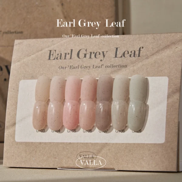 Valla earl grey leaf collection swatch