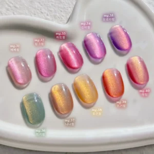 yogurt nail heart ping collection