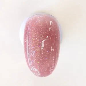 Punainen Glitter kynsilakka merkiltä Yogurt nail