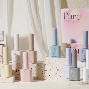 Glittergeelilakkakokoelma Pure Glimmer - Reve In Nail 10 väriä
