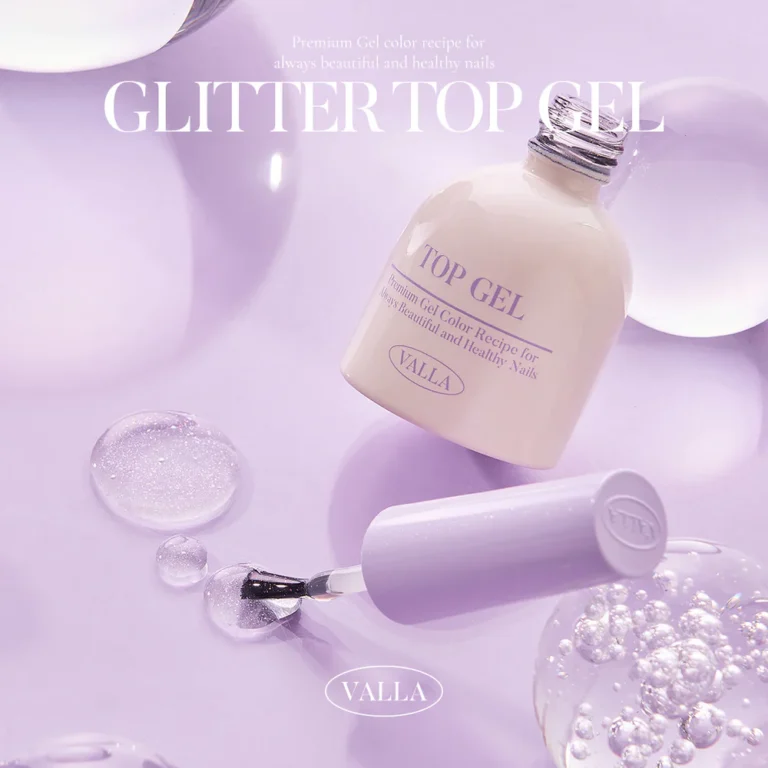 VALLA - Non-Wipe Glitter Top Gel - Image 2